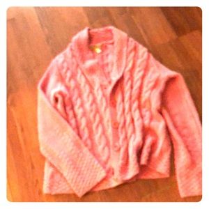 Rose pink cardigan